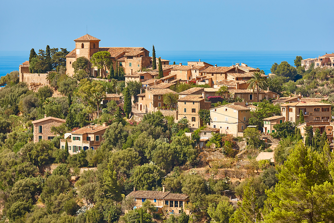 El pueblo de Deià, en Mallorca.