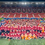 Todos los jugadores y cuerpo técnico de los equipos base del RCD Mallorca.