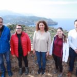 (I-D) El conseller Colom, la vicepresidenta Busquets, la presidenta Cladera, la vicepresidenta Ribot y el conseller Sevillano - CONSELL DE MALLORCA