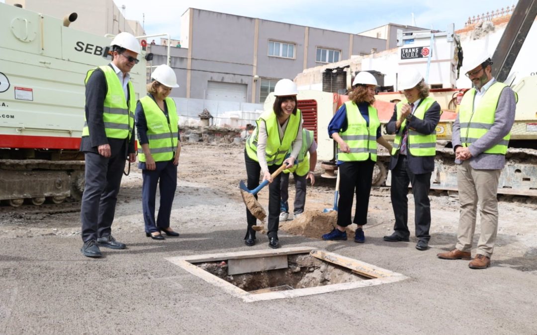 El Gobierno anuncia que cuadruplica la inversión en el SOCIB al colocar la primera piedra de su nueva sede en Palma