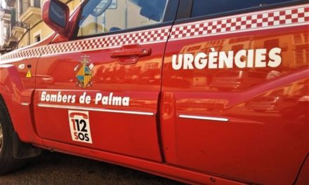 Un padre y un hijo sufren un accidente y quedan atrapados en el coche en la camí de la Milana (Palma)
