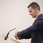Archivo - El diputado por Tenerife y portavoz del PSOE en el Congreso, Héctor Gómez Hernández, en una rueda de prensa anterior a una Junta de Portavoces en el Congreso de los Diputados, a 21 de septiembre, en Madrid (España). - Eduardo Parra - Europa Press - Archivo
