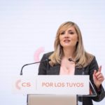 La portavoz nacional de Ciudadanos, Patricia Guasp, en rueda de prensa. - PEDRO RUIZ / CIUDADANOS