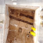 Restos encontrados durante las tareas de exhumación en Son Coletes. - CAIB