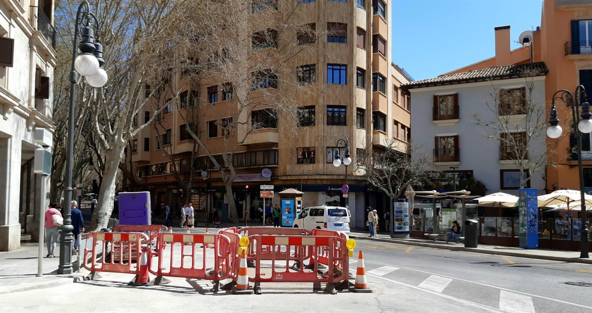 Obras en calle Unió - AYUNTAMIENTO DE PALMA