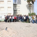 La presidenta del Govern, Francina Armengol, visita el inicio de las obras de demolición de las construcciones de la parcela que acogerá el edificio A - CAIB