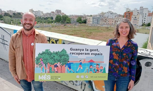 MÉS promete transformar los antiguos terrenos del Lluís Sitjar en viviendas sociales y una “gran zona verde”