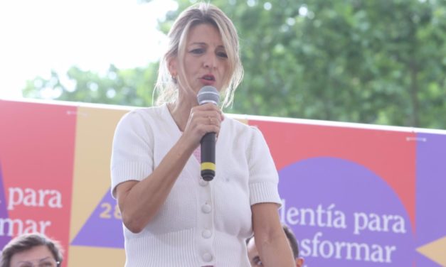 Yolanda Díaz llama al voto a UP en Baleares: “Tenemos que revalidar el gobierno, nos va la vida en ello”