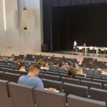 Aspirantes durante el examen para obtener el carné de taxista en Palma - AYUNTAMIENTO DE PALMA