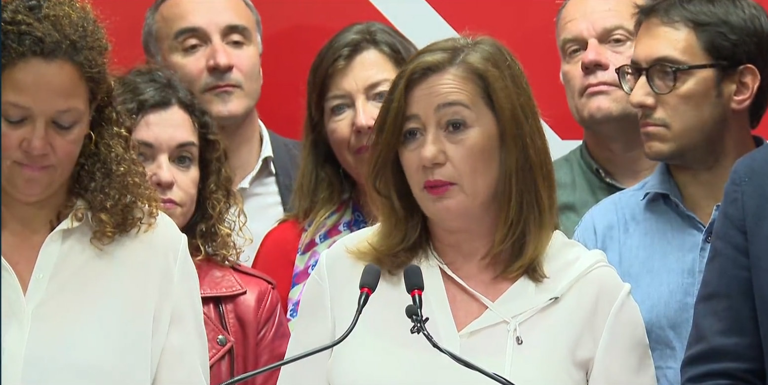 Francina Armengol, candidata a la presidencia del Govern Balear.