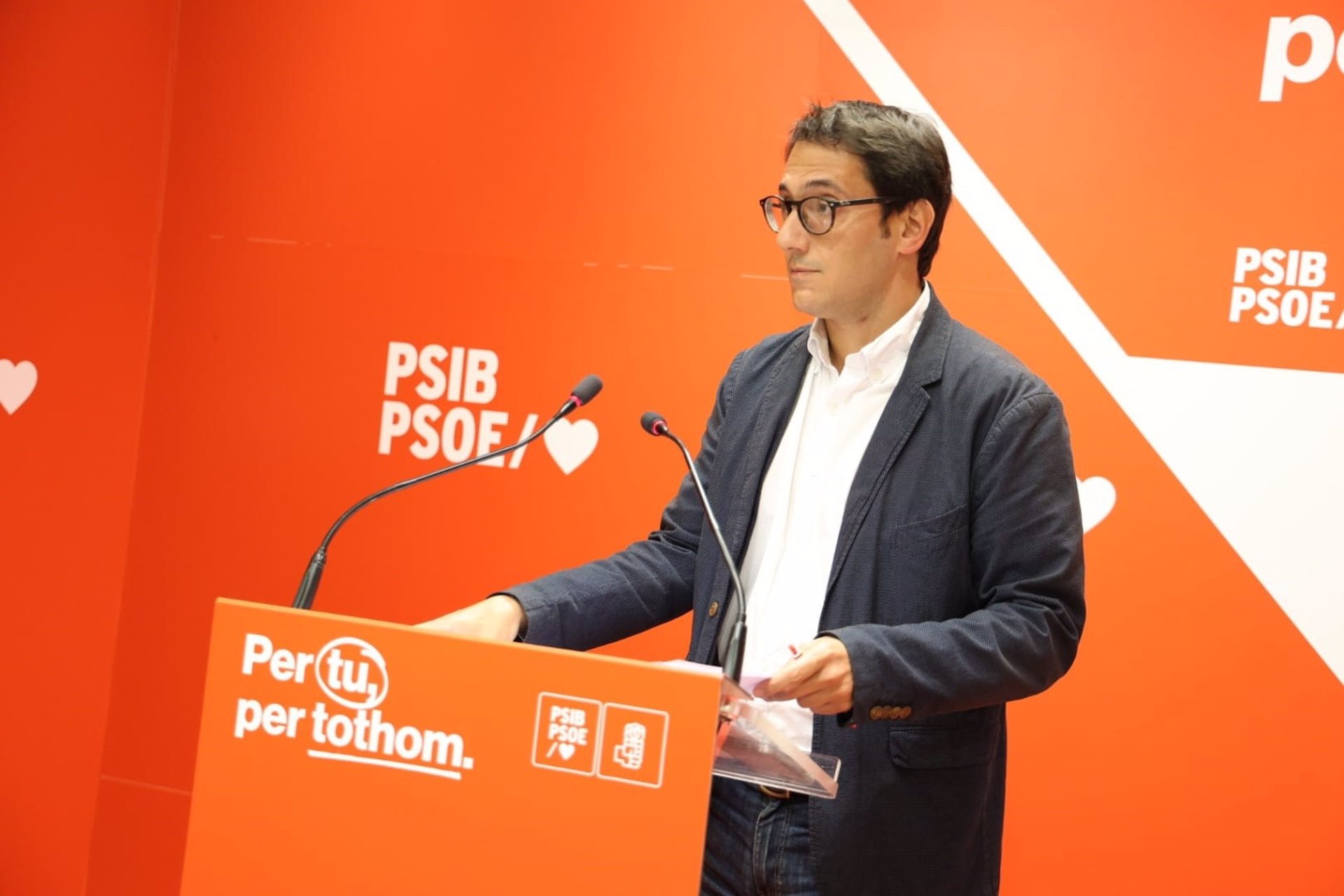 El secretario de Ideas y Proyectos del PSIB, Iago Negueruela. - ISAAC BUJ - EUROPA PRESS