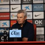 Javier Aguirre tras la victoria de su equipo ante el Valencia en Son Moix.