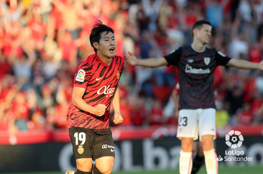 Kang in Lee fue el autor del gol del Mallorca.