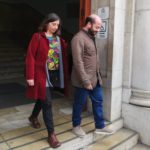 La expresidenta de Emaya, Neus Truyol, saliendo del juzgado tras declarar por la investigación sobre los vertidos de aguas fecales a la Bahía de Palma, a 14 de febrero de 2020.