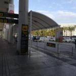 Taxi, parada taxis, aeropuerto Palma.