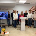 La portavoz nacional de Ciudadanos y candidata al Govern, Patricia Guasp, en rueda de prensa tras conocer los resultados electorales POLITICA