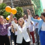 La Candidata De CS A La Alcaldía De Palma, Eva Pomar; La Portavoz Nacional Y Candidata A La Presidencia Del Govern, Patricia Guasp, Y , Y La Eurodiputada Eva Poptcheva. - TOMÁS MOYA-EUROPA PRESS