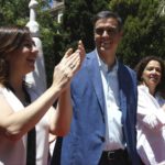 El Secretario General del PSOE y presidente del Gobierno de España, Pedro Sánchez, junto a la Secretaria General del PSIB y candidata a revalidar la presidencia del Govern, Francina Armengol - PSIB