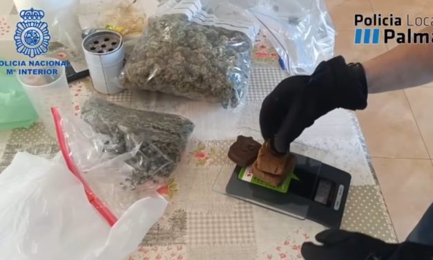 Detenidas tres personas por vender marihuana y hachís en el barrio de la Soledad (Palma)
