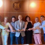 El alcalde de Costitx, Antoni Salas, de El PI, con el equipo de regidores de la formación regionalista en el municipio - EL PI