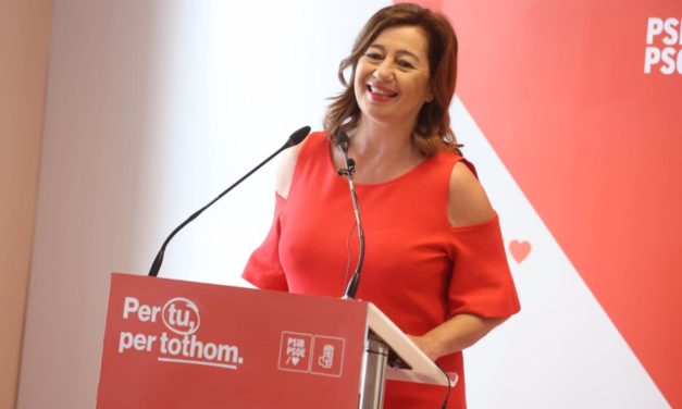 Armengol liderará la lista del PSIB-PSOE al Congreso de los Diputados