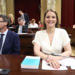 La presidenta del PP de Baleares, Marga Prohens, durante la sesión de constitución del Parlament balear. - Isaac Buj - Europa Press