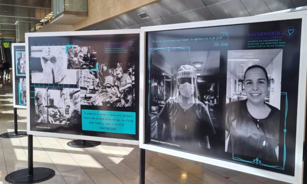 El Hospital de Inca acoge una exposición fotográfica para reflejar la labor de las enfermeras durante la pandemia