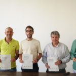 Representantes de las cuatro formaciones que gobernarán Sa Pobla tras llegar a un acuerdo. - PSIB