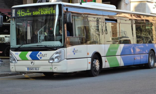 El número de viajeros de autobús aumenta un 44% en mayo en Palma respecto al mismo mes de 2022