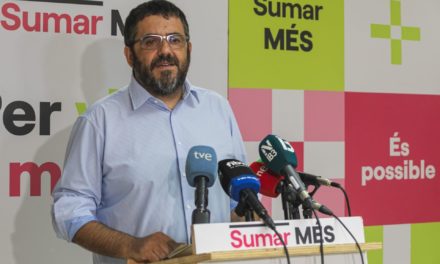Vidal (Sumar MÉS) reconoce que el acuerdo entre “la izquierda real” y PSOE será “complejo” y exigirá “comprensión”