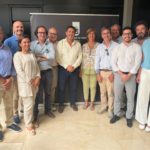 El alcalde de Calvià, Juan Antonio Amengual,reunido con la mesa de trabajo empresarial de Magaluf. - AYUNTAMIENTO DE CALVIÀ