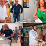 Los cabezas de lista de los cuatro principales partidos ya han votado.