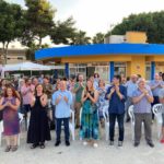 La secretaria general del PSIB-PSOE y candidata al Congreso, Francina Armengol, acompaña a Juanjo Ferrer y Neus Massanet en la presentación de la candidatura 'Eivissa i Formentera al Senat' para las próximas elecciones generales - PSIB-PSOE