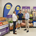 Rudy Fernández en una de las dos tiendas de Lidl en Inca.
