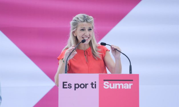 Yolanda Díaz participa en el acto central de campaña de Sumar MÉS este lunes en Palma