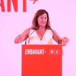 La expresidenta del Govern balear Francina Armengol, durante un acto de campaña del PSIB/PSOE en la Escuela de Hostelería, a 17 de julio de 2023, en Palma de Mallorca, Mallorca, Baleares (España). Calviño ha intervenido en un acto de campaña del PSIB/PSOE - Isaac Buj - Europa Press