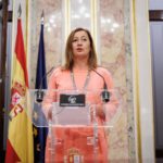 La presidenta del Congreso, Francina Armengol, en una rueda de prensa - Alejandro Martínez Vélez - Europa Press
