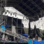 Escenario en el parque municipal Sa Torre (Felanitx) afectado por el temporal. - AYUNTAMIENTO DE FELANITX