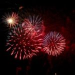 Fuegos artificiales.