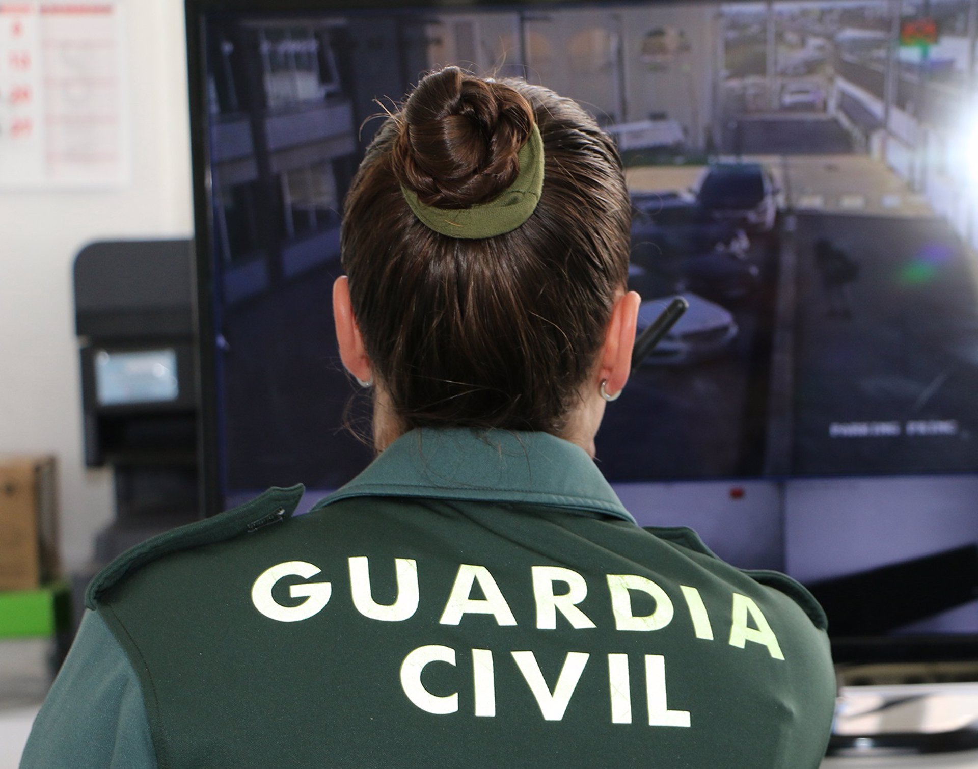 Agente de la Guardia Civil de espaldas. - GUARDIA CIVIL - Archivo