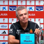 Javier Aguirre, tras el Granada Mallorca de la tercera jornada de Liga 2023/24.
