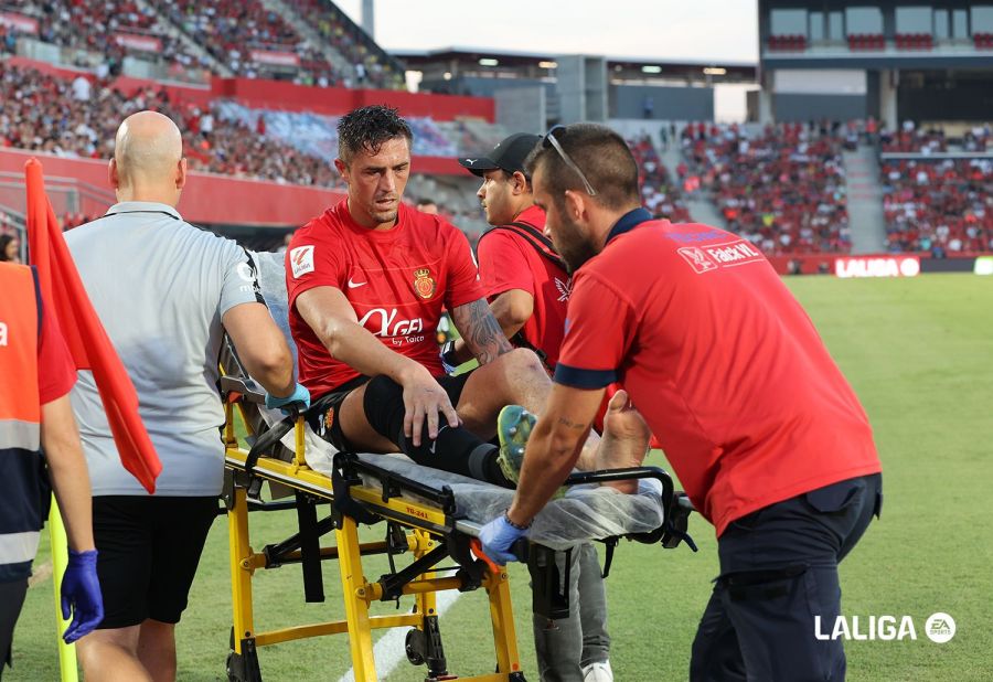 Raillo se retiró lesionado.