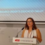 La consellera de Salud, Manuela García, en la rueda de prensa posterior al Consell de Govern extraordinario de este lunes - EUROPA PRESS