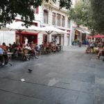 Terrazas y turistas