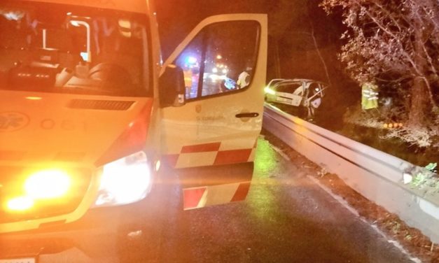 Mueren dos personas en un accidente de tráfico en la carretera de Puigpunyent a Palma