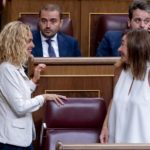 La expresidenta del Congreso y diputada del PSOE, Meritxel Batet, y la presidenta del Congreso, Francina Armengol - Alberto Ortega - Europa Press