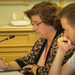 La consellera de Familias y Asuntos Sociales, Catalina Cirer, durante su comparecencia en el Parlament. - PARLAMENT