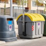 Contenedores de basura.