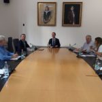 Reunión del presidente del Consell de Mallorca, Llorenç Galmés, con representantes del sector del transporte. - CONSELL DE MALLORCA