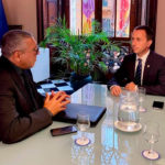 El cónsul de Marruecos, Abdellah Bidoud, y el presidente del Consell de Mallorca. - CONSELL DE MALLORCA
